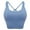 Blue, variant on FALEXO Womens Sexy Crisscross Back Athletic Gym Yoga Workout Fitness Strappy Sports Bra