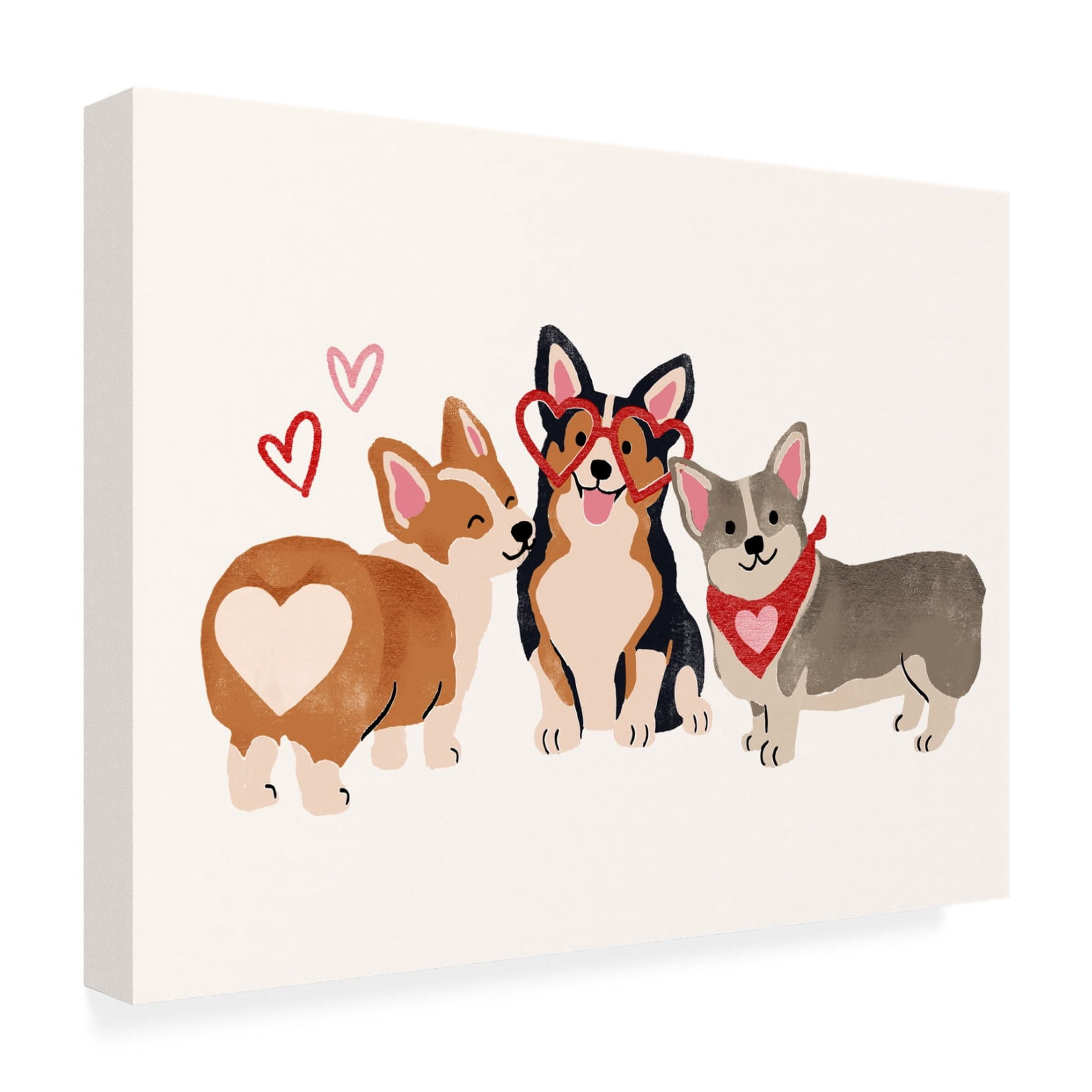 Trademark Fine Art Victoria Barnes  Little Legs Big Heart VIII Canvas Wall Art