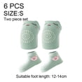 thumbnail image 2 of 6 calcetines antideslizantes para bebé, Protector de rodilla para niño pequeño y rodilleras antideslizantes para gatear para bebé, 2 of 5
