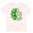 thumbnail image 3 of Inktastic Mental Health Awareness Green Sunflower Ribbon T-Shirt, 3 of 5