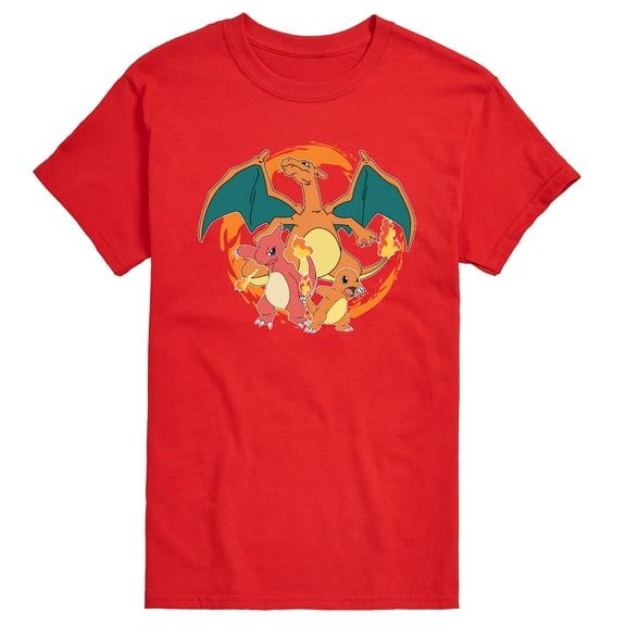 Pokémon - Fire Spin - Men's Short Sleeve Graphic T-Shirt