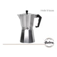thumbnail image 2 of Cafetera Aluminio Pulido Hudson Tipo Italiana 9 Tazas, 2 of 5