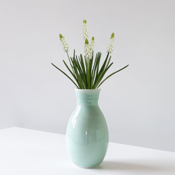 Allstate Muscari Artificial Floral Spray - 12.5" - White