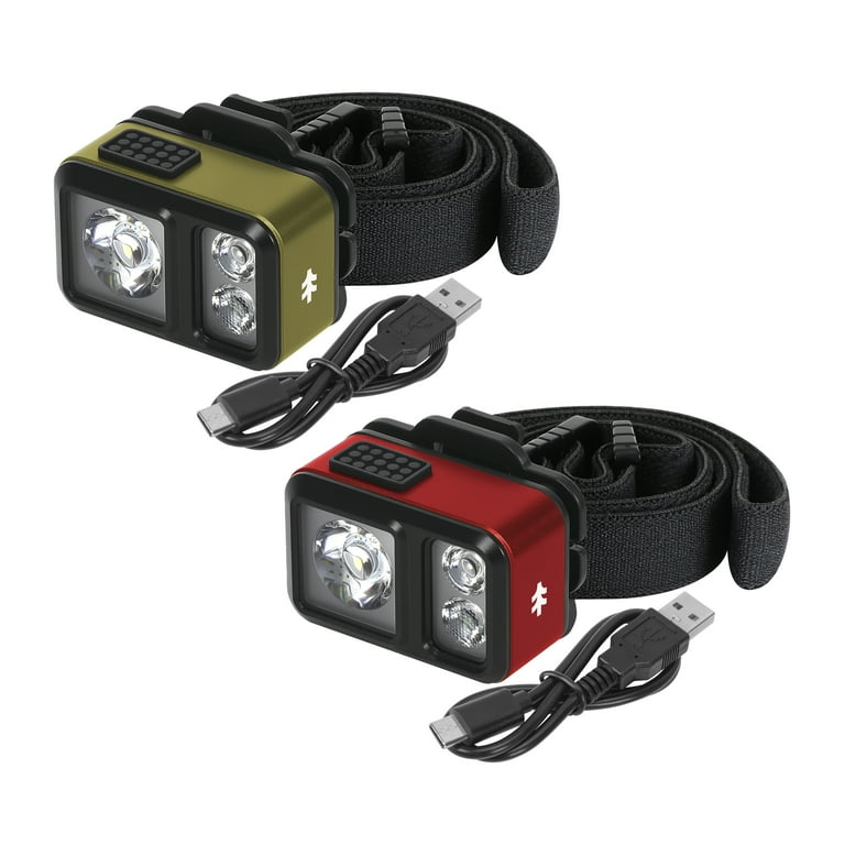 Swiss Tech Kumpel 400 Lumen Mini LED Headlamp, Waterproof, Red