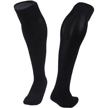 Meso Men's 1 Pair Knee High Sports Socks for Baseball/Soccer/Lacrosse MBlack