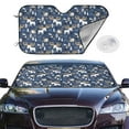 thumbnail image 2 of Fotbe Forest Elk Car Windshield Sunshade | Sun Visor Protector Front Window Shade, Keeps Out UV Rays, Keeps Your Vehicle Cool-, 2 of 7