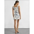 thumbnail image 5 of Sleeveless Printed Mini Dress, 5 of 6