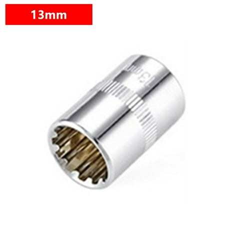 

BCLONG 12 Point Mirror Short Socket Head 3/8Inch Drive Torx Bit Ratchet Wrench Adapter