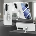 thumbnail image 2 of ELEHOLD for Samsung Galaxy Z Fold 6 Case,Skin-Friendly Full Body Protection 360 Degree Ring Kickstand Shockproof Slim Phone Case with Screen Protector for Samsung Galaxy Z Fold 6,White, 2 of 10