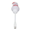 thumbnail image 1 of Mini USB LED Lamp, Adjustable Angles Energy Saving USB Reading Lamp Cartoon Snowman  For Bedroom For Study, 1 of 8