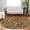 Spice, variant on Addison Rugs Mayfield Washable Tropical Leaves Spice Round Rug, 8' x 8'