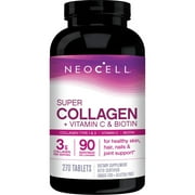 NeoCell Super Collagen With Vitamin C and Biotin, Tablet, 270 Count, 1 Bottle