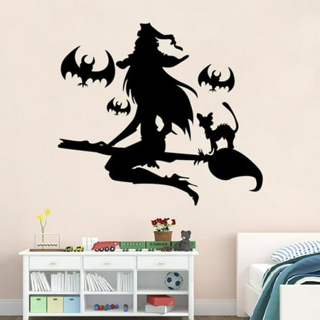 mosunx happy halloween wall sticker window home decoration decal