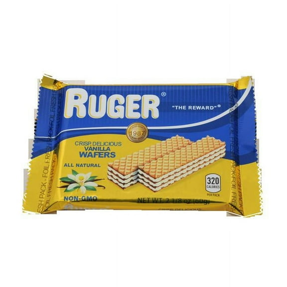 Ruger Wafer  Vanilla Australian Wafers, 12 pack