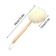 thumbnail image 5 of Viflosae Loofah Sponge Long Handle Hanging Soft Mesh Back Body Bath Shower Brush Sponge Loofah for Men, 5 of 9