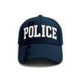 thumbnail image 1 of Knite gorra Police ajustable para bordado 3D estilo profesional hombre, 1 of 4