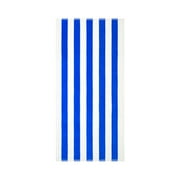 Mainstays Cabana Stripe Beach Towel, Blue, 58 in x 28 in