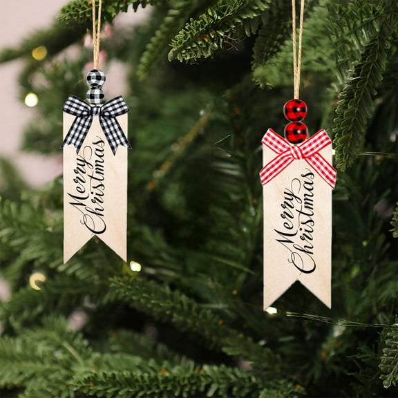 DIY Ornament Tag under $5! Cagogo Customizable Wooden Christmas Tags, Writeable Holiday Ornament, DIY Gift Labeling Pendant, Personalized Tree Decor, Handmade Christmas Craft