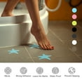 thumbnail image 6 of Uxcell 12 Packs Non Slip Stickers 3.86" Bath Shower Floor Starfish Style Decals Blue, 6 of 6
