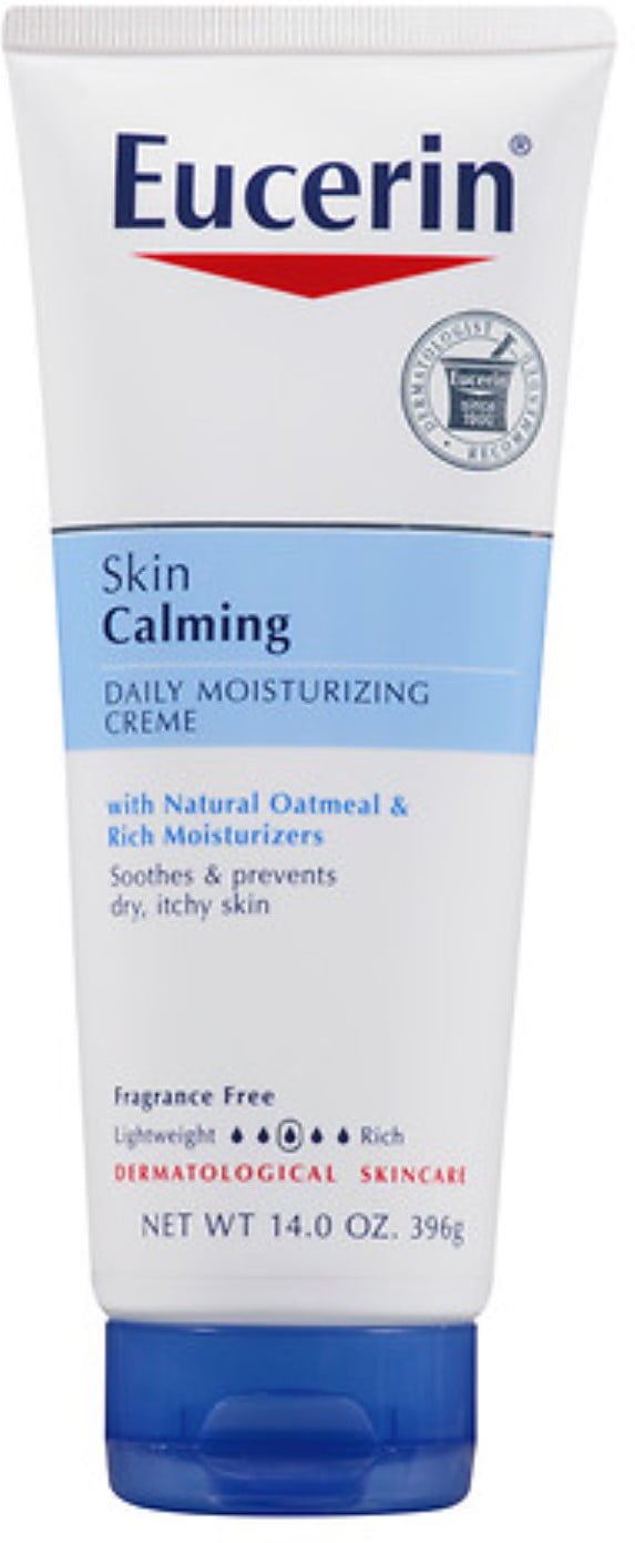 organiseren vasteland programma Eucerin Skin Calming Daily Moisturizing Creme 14 oz (Pack of 4) -  Walmart.com