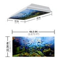 thumbnail image 2 of Octo Lights - Fluorescent Light Covers - 2x4 Flexible Ceiling Light Filters - For Classrooms and Offices - Ocean 001, 2 of 7