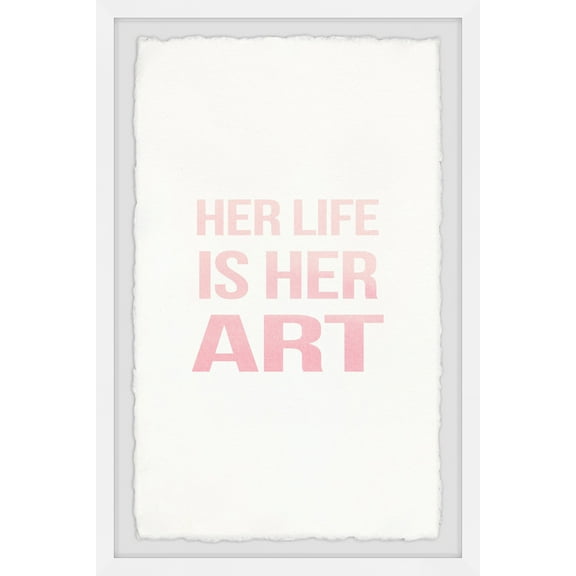 Marmont Hill Her Life Is Her Art II Framed Wall Art