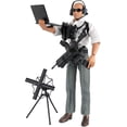 thumbnail image 1 of Haga clic en N' Play Secret Service Spy Agent 12"Action Figure Play Set con accesorios. Click N' Play Click N' Play, 1 of 2