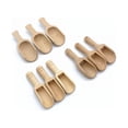 thumbnail image 4 of Matsuzay Cuchara de sal de baño, cuchara dispensadora de madera, cucharilla de caramelo de azúcar reutilizable, accesorios de ducha para Type2 NO2, 4 of 6
