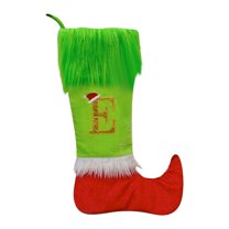 Christmas Stockings With Embroidered Letter Knitted Xmas Hanging Decoration For Fireplace Christmas Tree Party, Large Size Acrylic Fabric, Perfect Gift For Family