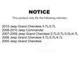 thumbnail image 2 of Transit Auto Front Right Hub Bearing Assembly Suspension Lower Control Arm with Ball Joint Outer Inner Tie Rod End & Sway Bar Stabilizer Link Kit (5Pc) for Car Jeep Grand Cherokee Commander K7T-106453, 2 of 11