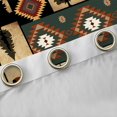 thumbnail image 5 of Homewish Tribal Hippie Aztec Black Out Curtains for Men, Rustic Reindeer Moose Curtains Pack of 2 (42x63 Each), Retro Western Patchwork Bedroom Curtains, Window Curtains Home Decor, 5 of 7