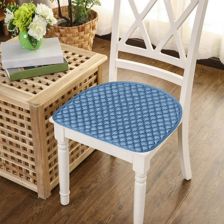 Kitchen Chair Cushion, Indoor Chair Pad with Ties for Dining