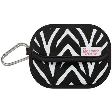 Merkury Innovations Macbeth Neoprene Camera Case Zebra