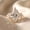 14K Rose Gold Vermeil, variant on 2 CT Marquise Cut Diamond Engagement Ring in 14K Yellow Gold Vermeil, Floral Side Stone Solitaire Ring, Bridal Promise Ring for Women