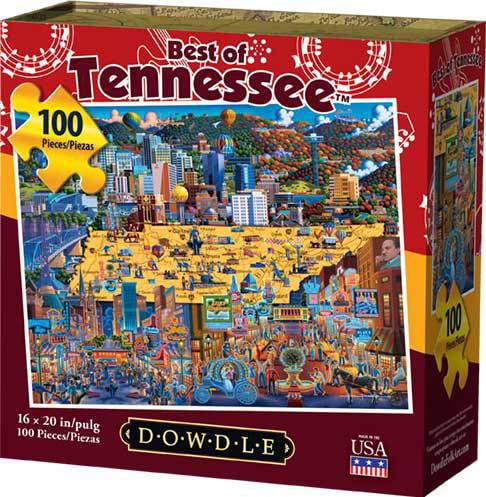 Dowdle Jigsaw Puzzle - Best of Tennessee - 100 Piece - Walmart.com ...