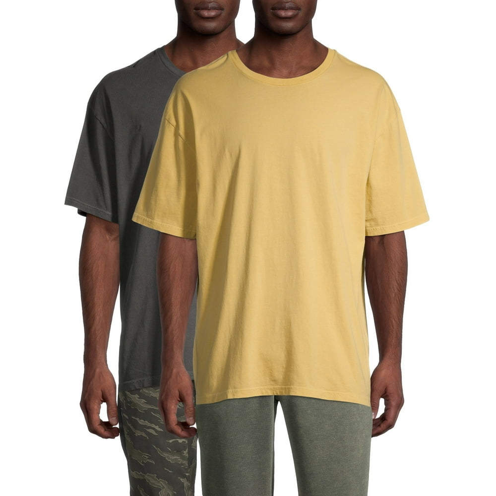 No Boundaries No Boundaries Men's Oversized TShirt, 2Pack Walmart