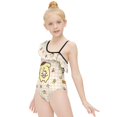 thumbnail image 3 of Pompompurin Girls One Piece Swimsuits Hawaiian Ruffle Swimwear Beach Bathing Suit Outfits, 3 of 7