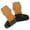 Brown, variant on Gym Training Gloves Thick Padding Reduced Frictions for Muscle Protections