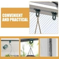 thumbnail image 4 of Glass Greenhouse Accessories Fixing Buckle W Type Clips Plastic Stainless Steel, 4 of 6