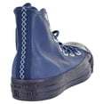 thumbnail image 3 of Converse Chuck Taylor All Star Hi Leather Men's Shoes Midnight Navy-Blue Slate 157515c, 3 of 6