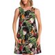 thumbnail image 1 of Fotbe Watercolor Tropical Flowers Vestido de Verano sin Mangas para Mujer – Vestido Midi Línea A, Estilo Camiseta Floral, Vestido Playero Casual y Fluido, 1 of 7