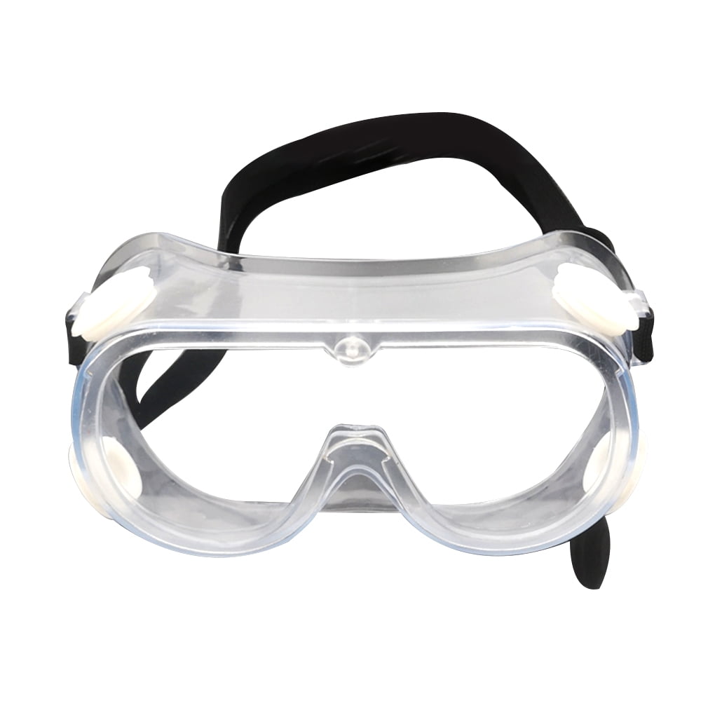 Elastic Head Strap Design Goggles Shock Proof Antifog Lab Work Glasses