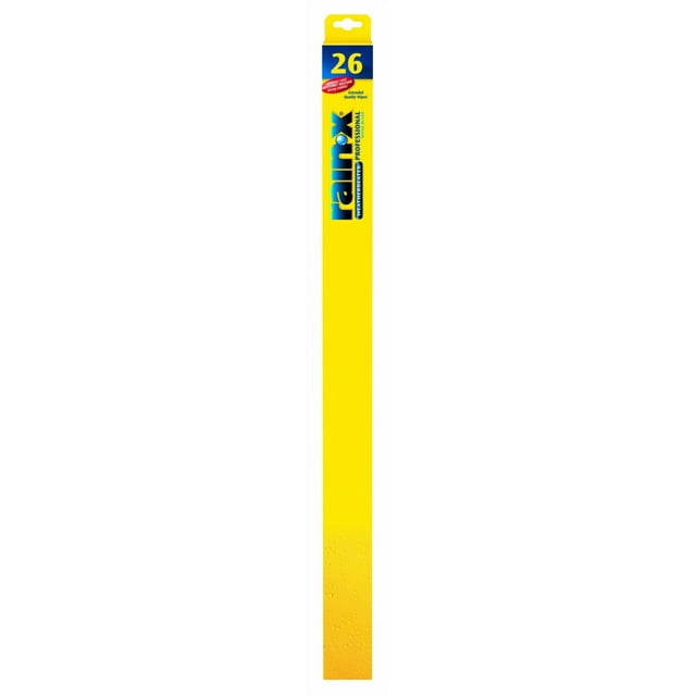 Rain-X Windshield Wiper Blade RX30126 Weatherbeater Professional; 26 Inch; Single Blade; Without Spoiler; Black; 3 Season Rubber Blade