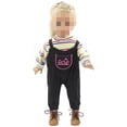 thumbnail image 2 of Camiseta con y babero con forma de hongo para muñeca de 18 pulgadas Hugo  Ropa de muñeca, 2 of 10