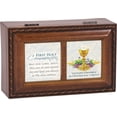 thumbnail image 3 of 6" Brown First Communion Petite Music Locket Box, 3 of 6