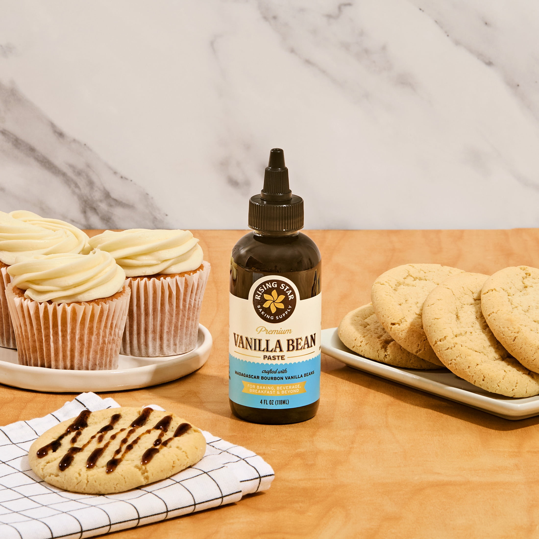 Rising Star Baking Supply Vanilla Bean Paste, 4 fl oz