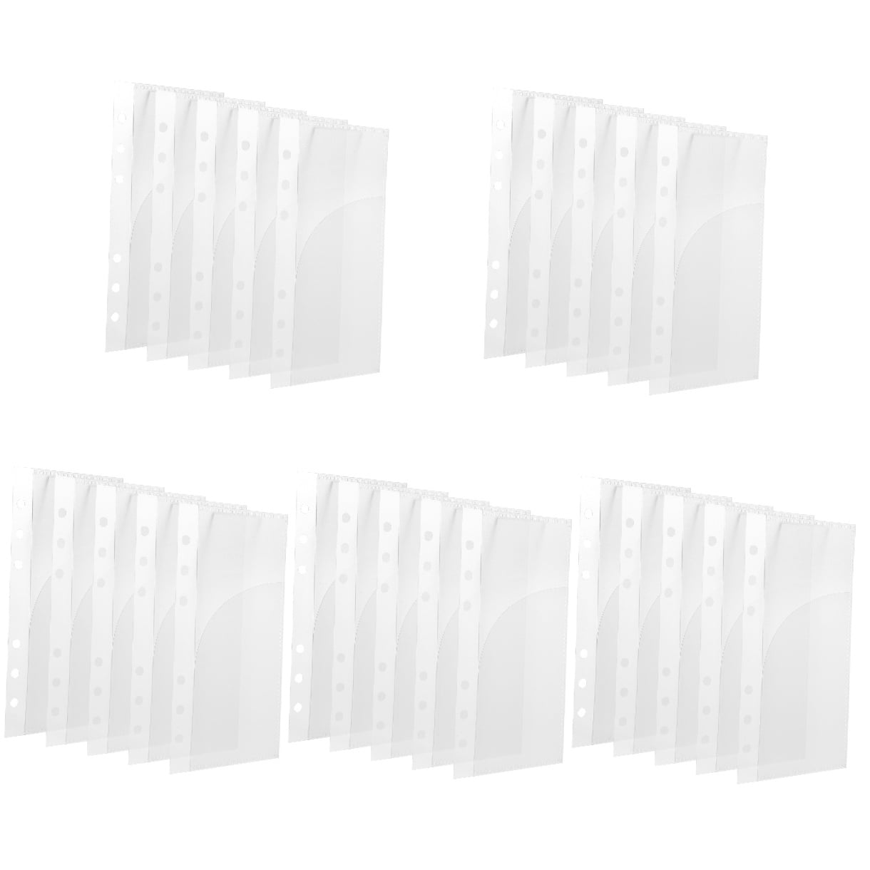 5 Pack Cash Wallet for Budgeting Planner Stickers Binder