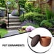 thumbnail image 3 of Bearachild Tarro de decoración Sabor antiguo Ornamentación duradera Campo americano Ganiture rural Exquisito Patio irregular hecho a mano Decoración Bearachild HA072119-00, 3 of 6