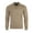 201P Sand Brown, variant on ZIMEGO Men's Casual Polo Sweater - Long Sleeve Pullover Button Knit Shirt