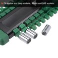 thumbnail image 5 of Socket Organizer 3/8" Drive x 20 Clips, Portable Socket Clip Rail Holder, Green, 5 of 5